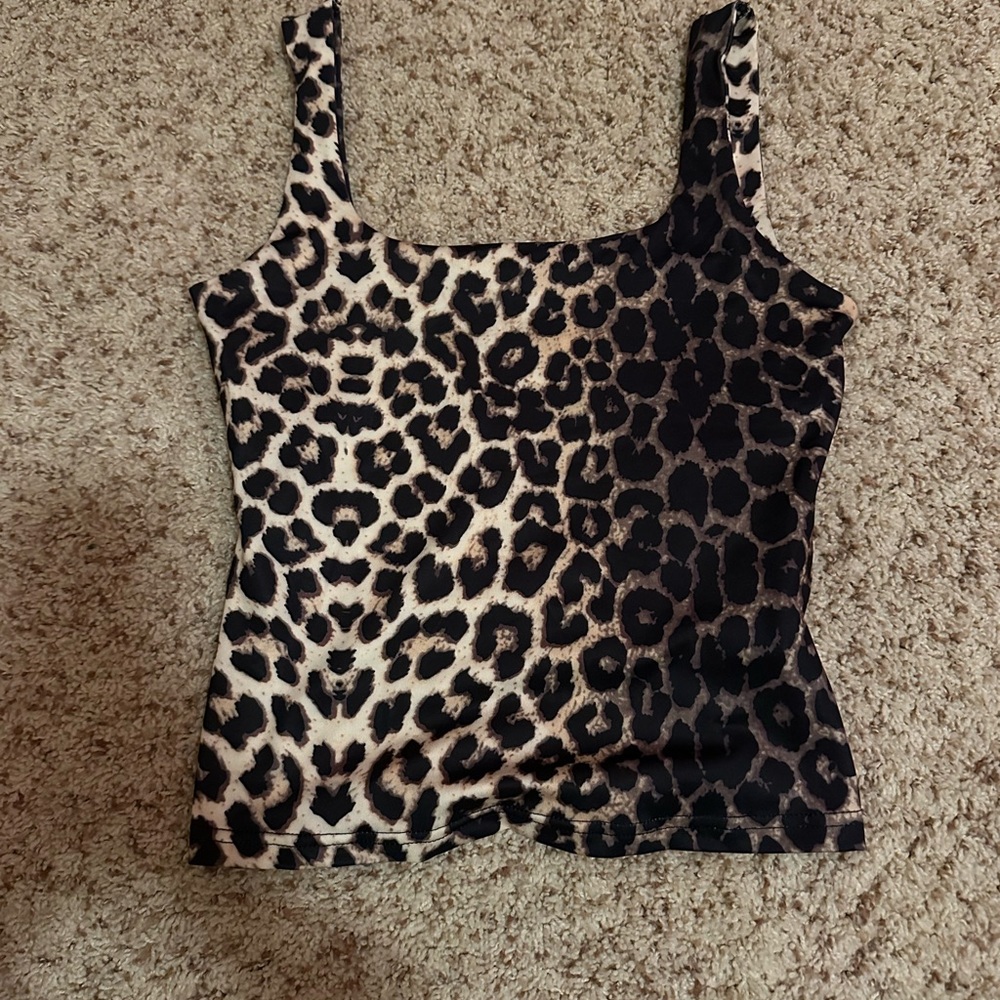 SHEIN Leopard Print Tank Top